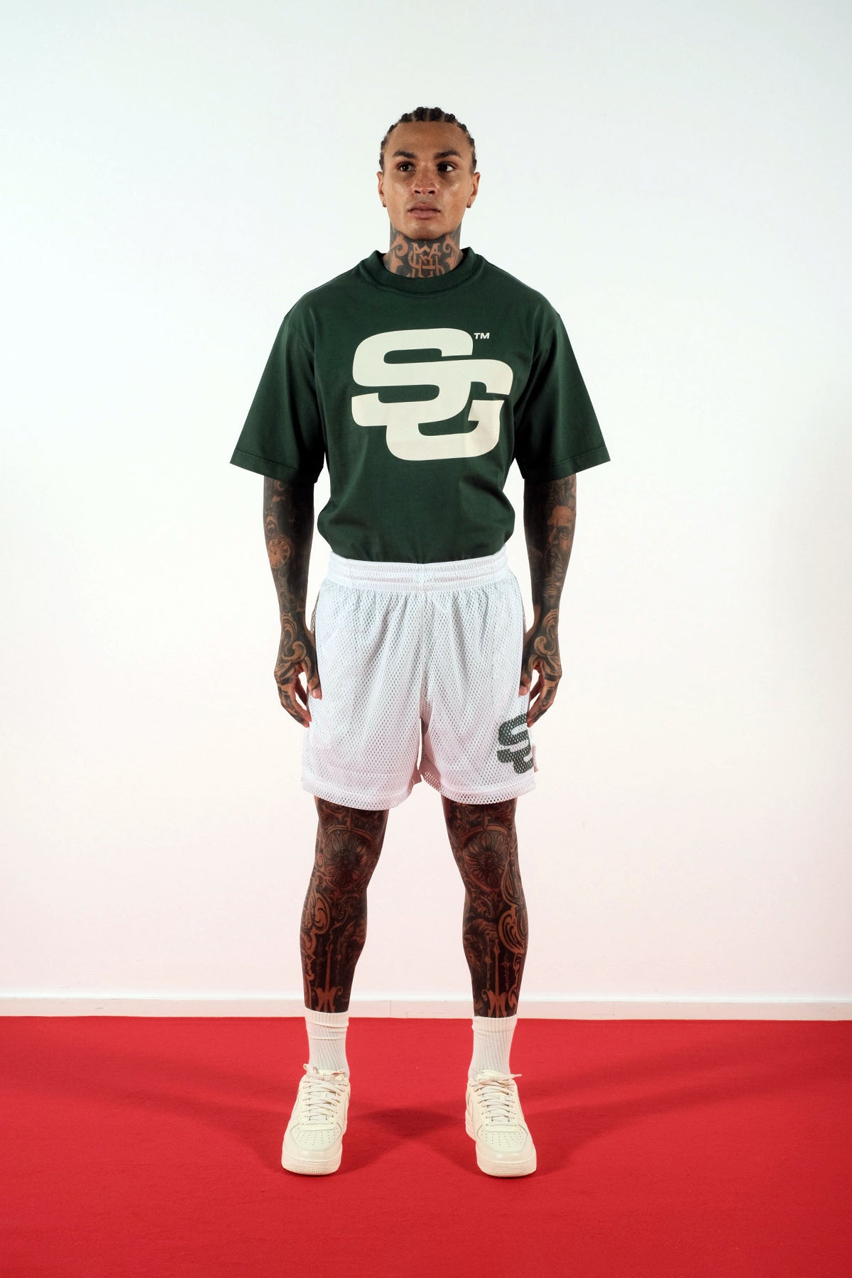 SG24 MESH SHORTS - WHITE