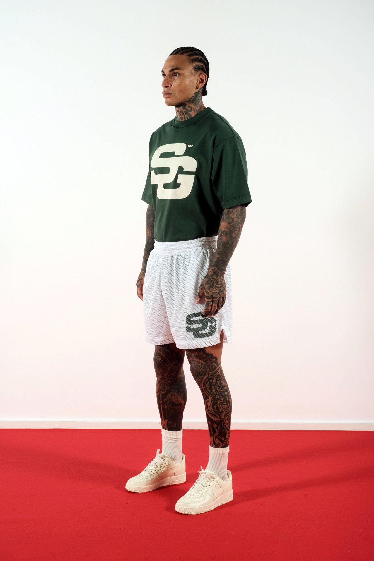 SG24 MESH SHORTS - WHITE