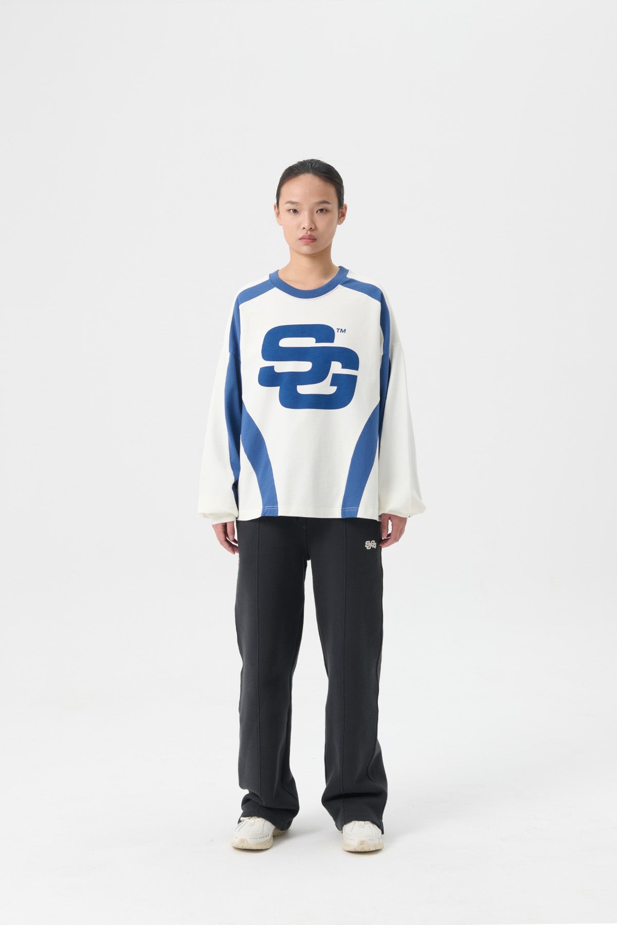 SG24 PANELED LS TEE - CANNOLI CREAM