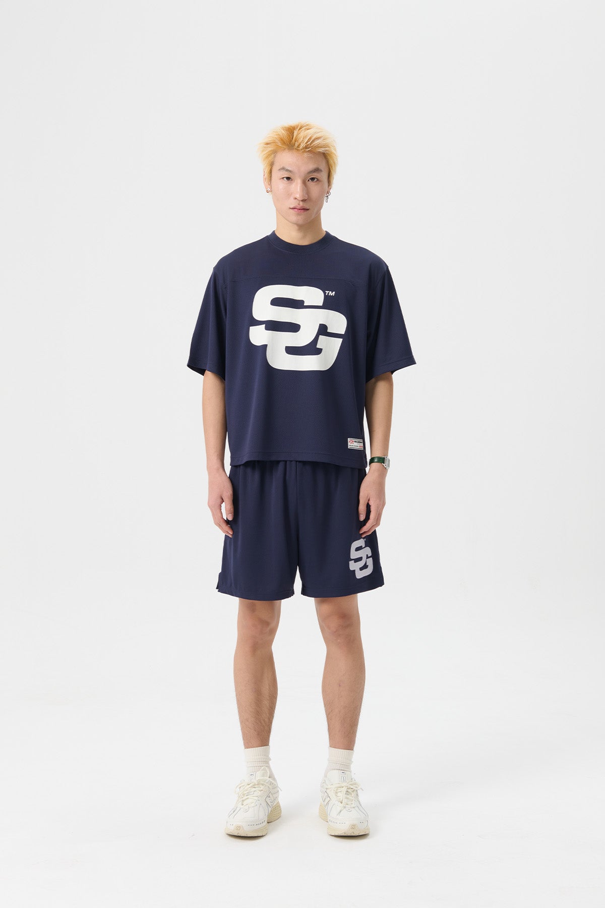 SG24 LOGO MESH TOP - TRUE NAVY
