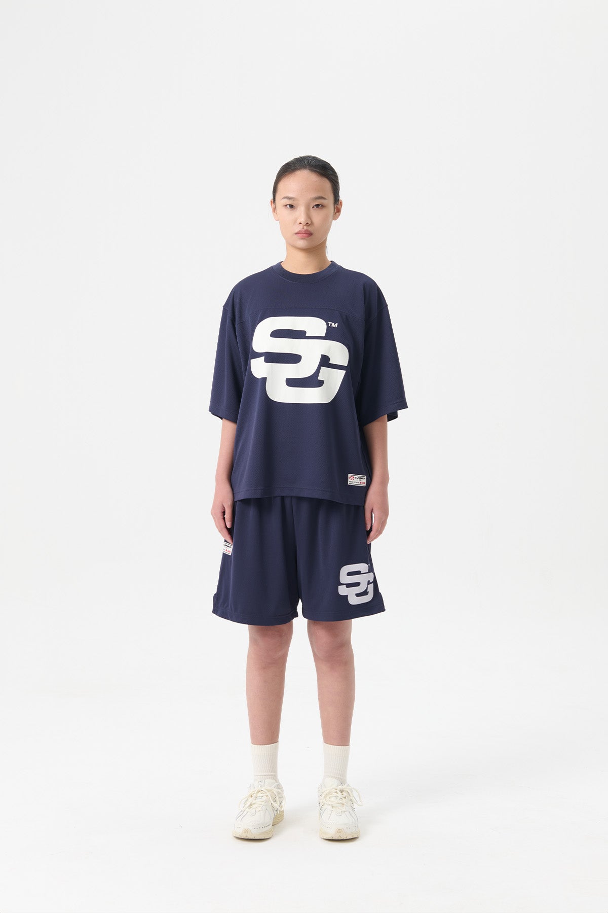 SG24 LOGO MESH TOP - TRUE NAVY