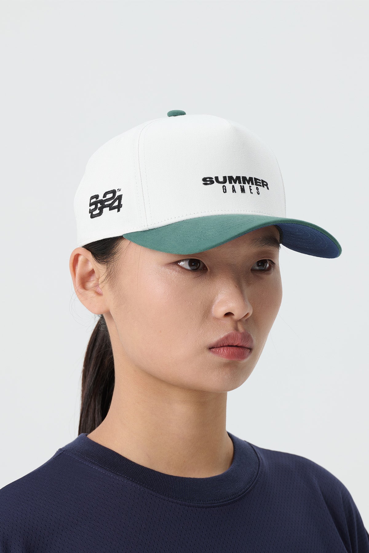 STACK LOGO BASEBALL CAP - CANNOLI CREAM