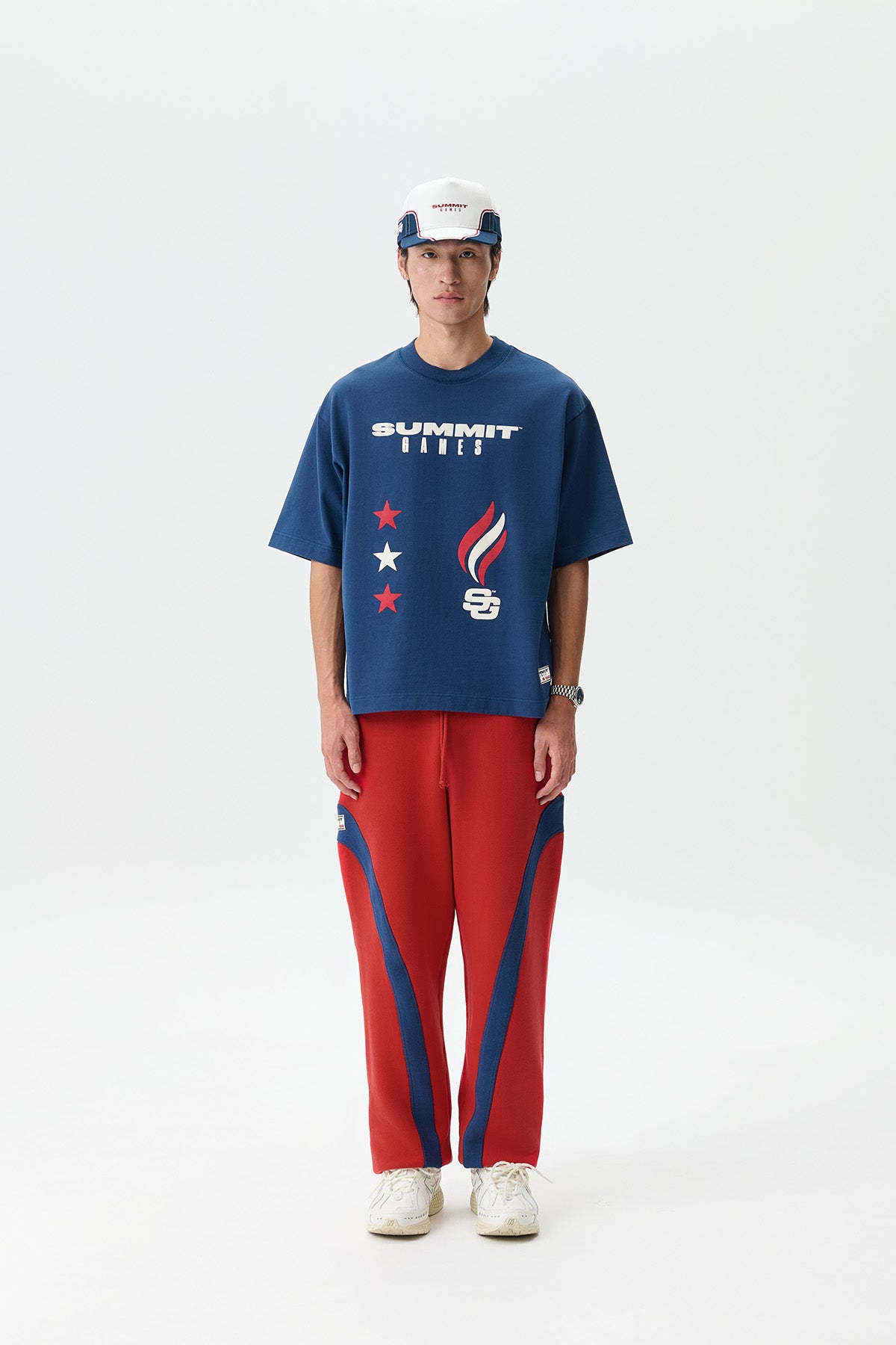 CHAMPION LOGO CLASSIC TEE - MARITIME BLUE
