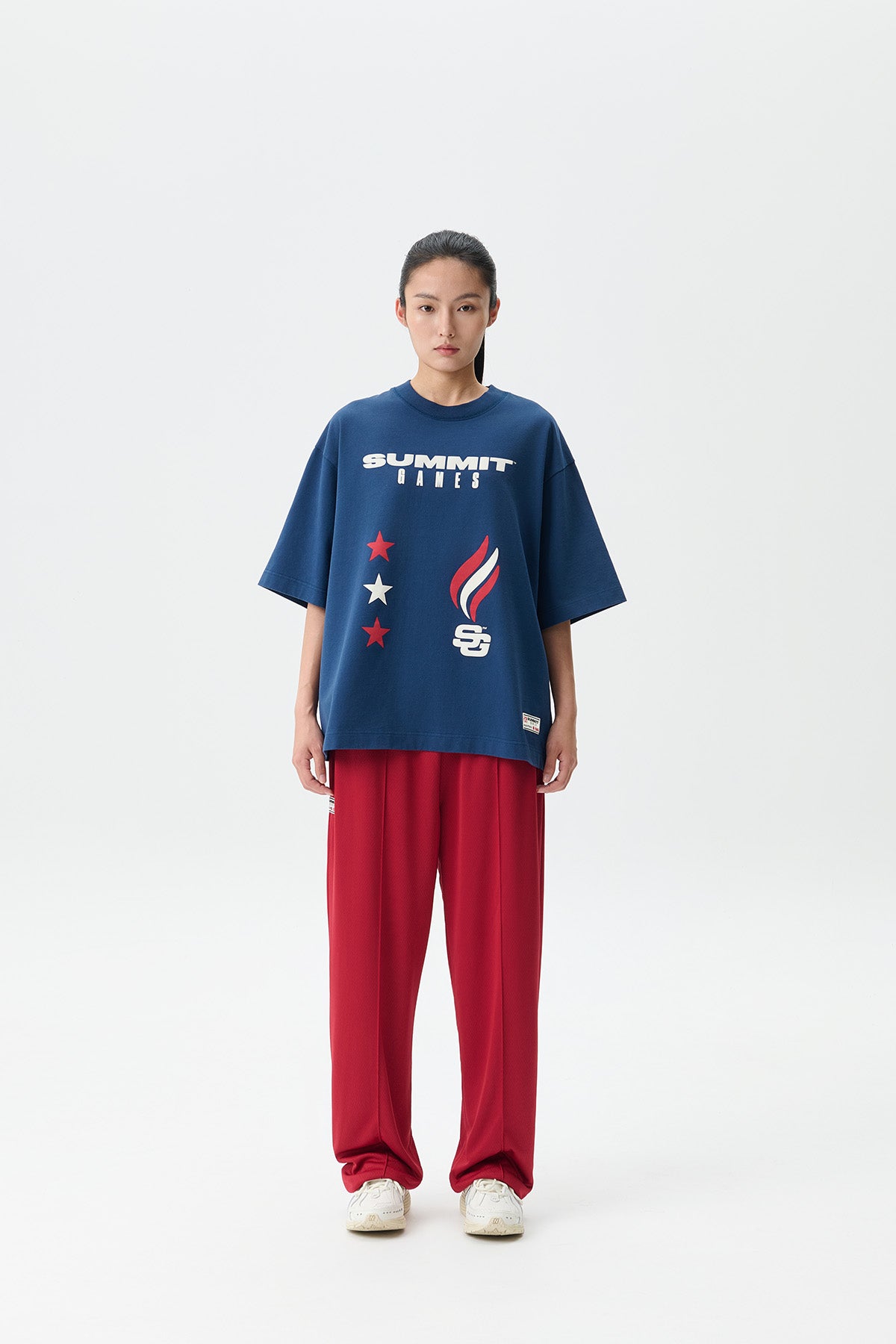 CHAMPION LOGO CLASSIC TEE - MARITIME BLUE