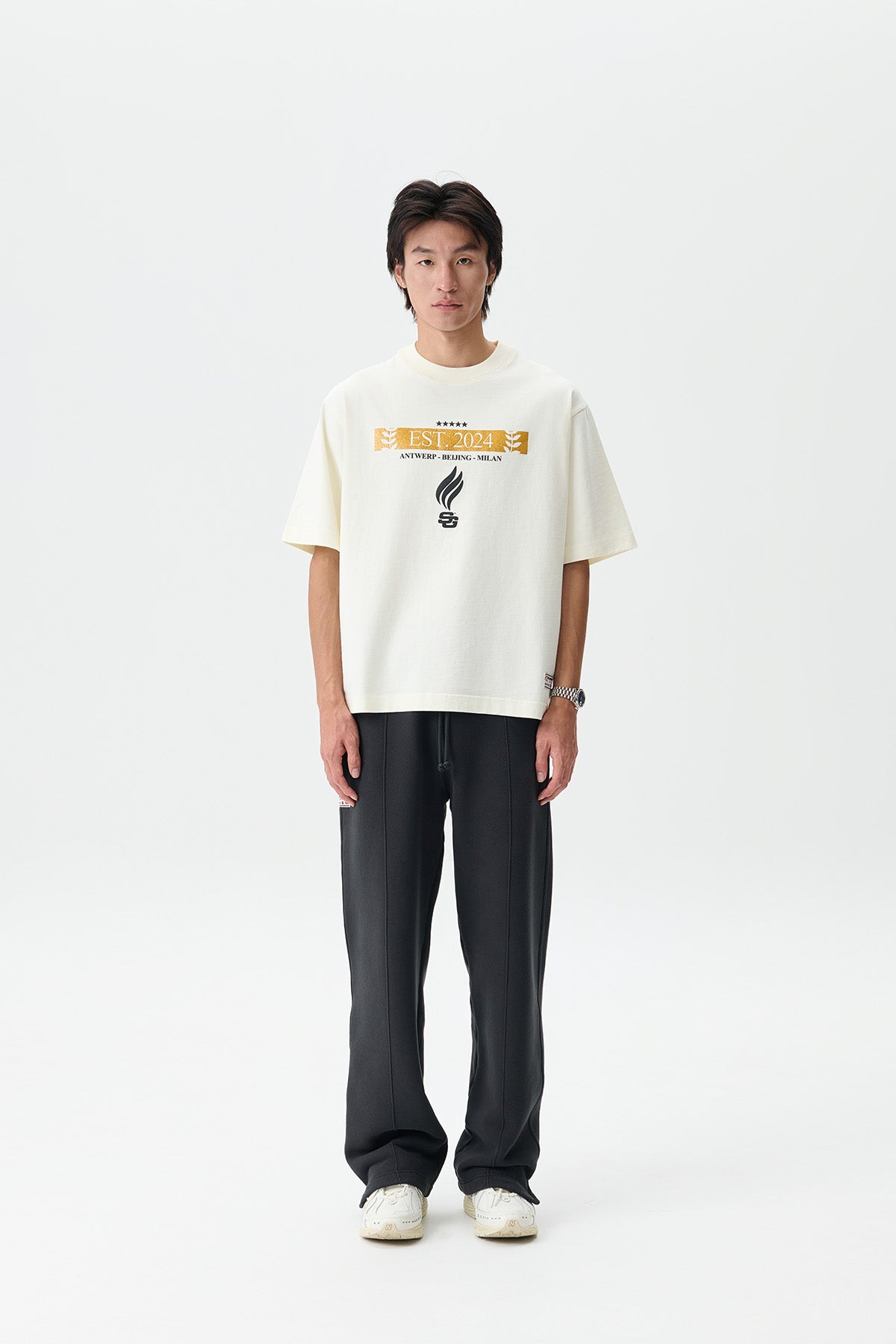 LAUREL CLASSIC TEE - CANNOLI CREAM